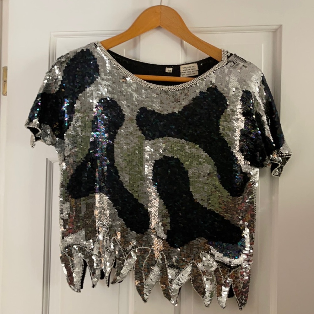 Sequence short sleeve top